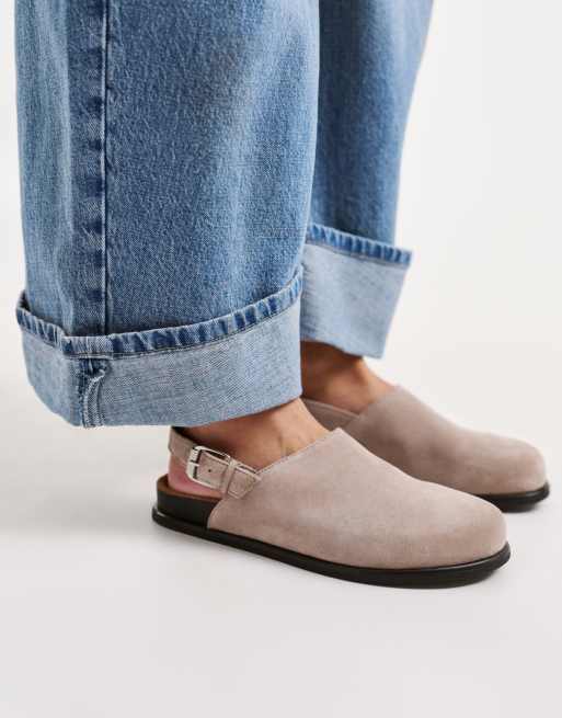 Vagabond Shoemakers Effie suede mules in taupe, 4 of 5
