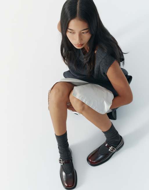Vagabond Shoemakers Ellis chaussures Mary Jane en cuir bordeaux, 2 de 4