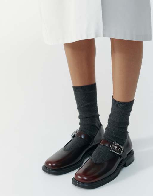 Vagabond Shoemakers Ellis chaussures Mary Jane en cuir bordeaux, 4 de 4