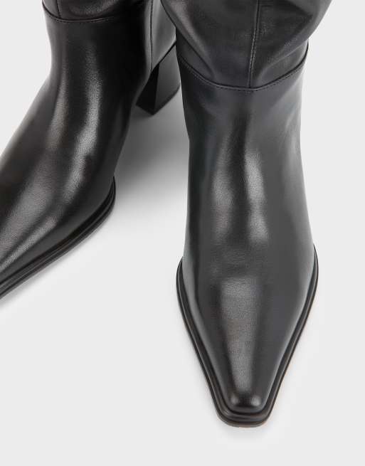 Vagabond Shoemakers Giselle slouchy ankle boots in black leather, 3 of 4
