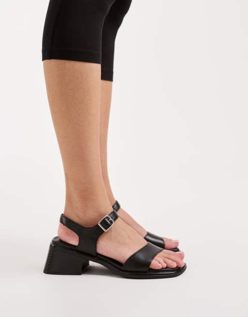 Vagabond Shoemakers - Ines - Sandales en cuir à talon - Noir, 3 de 5
