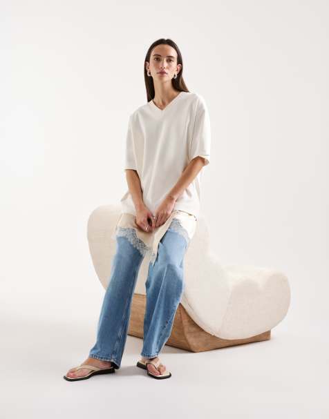 Vagabond Shoemakers - Izzy - Tongs en cuir - Blanc cassé - view 1