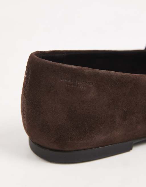 Vagabond Shoemakers Jolin Mary Jane-ballerinaskor i mocka, coffee, 3 av 5