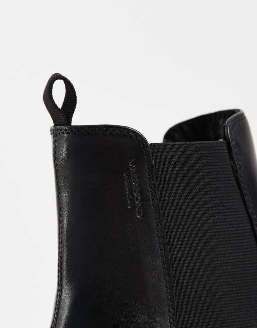 Vagabond Shoemakers Kenova stivaletti Chelsea chunky in pelle nera, 3 di 4