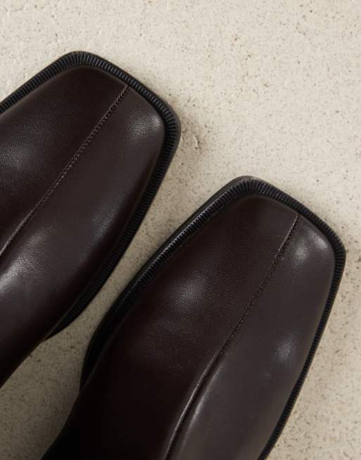 Vagabond Shoemakers Shoemakers Blanca leather square toe ankle boots in brown, 2 of 4