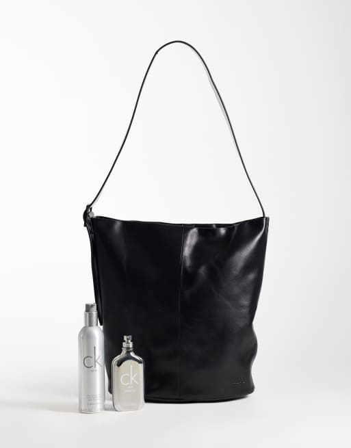 Vagabond Shoemakers Stockholm borsa a secchiello in pelle nera, 2 di 4