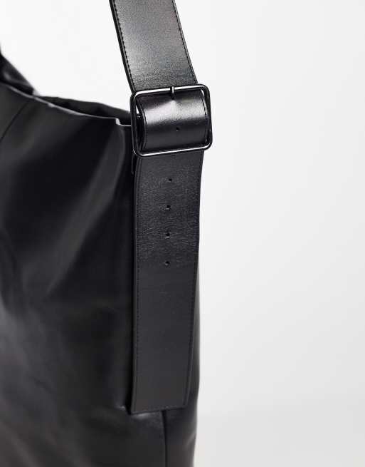 Vagabond Shoemakers - Stockholm - Sort bucket-taske i læder, 3 af 4