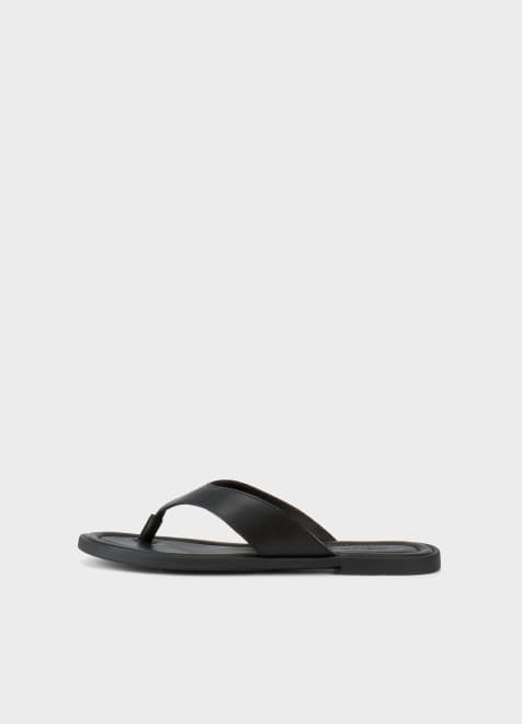 Vagabond Shoemakers – Zaida – Zehenstegsandalen aus Leder in Schwarz - view 1