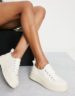 Vagabond Stacy trainers in cream white leather