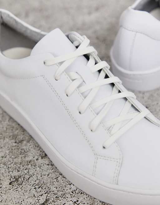 Mentor Orientalsk underkjole Vagabond Zoe leather sneakers in white | ASOS