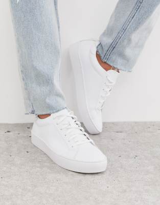 asos leather sneakers