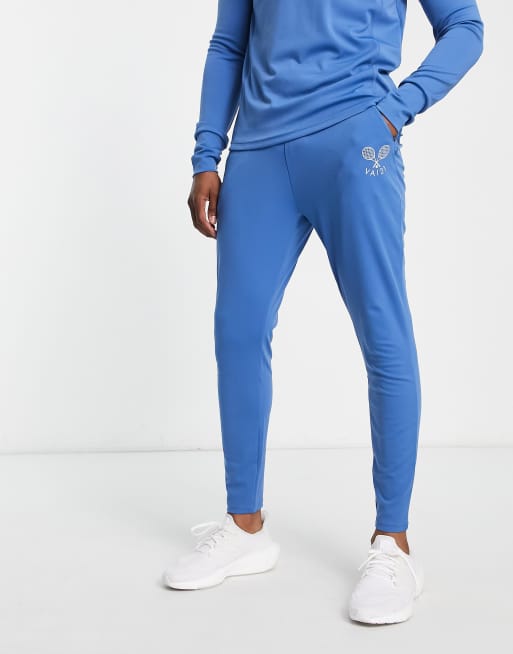 VAI21 Active Tennis slim sweatpants in navy - part of a set
