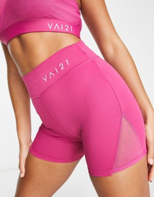 VAI21 co-ord legging shorts in pink - ASOS Price Checker
