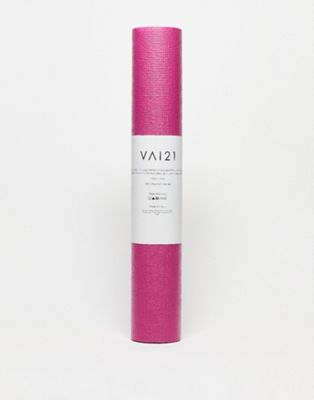 VAI21 large logo yoga mat in pink - ASOS Price Checker