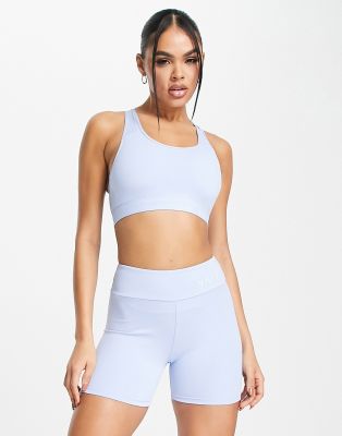 VAI21 co-ord 2 pack sports bras in blue and grey - ASOS Price Checker