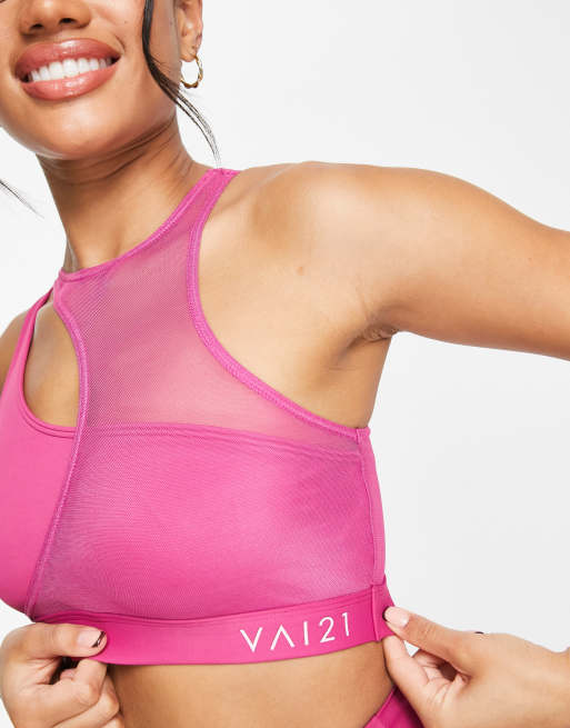 VAI21 2 pack sports bras in pink (part of a set)