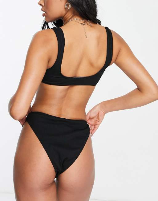 Asos best sale ribbed bikini