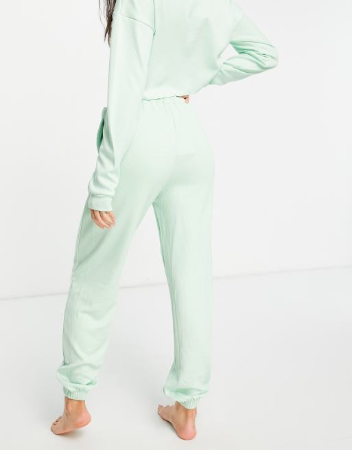 Magic Mint Pastel Trim Fit Suit & Tie