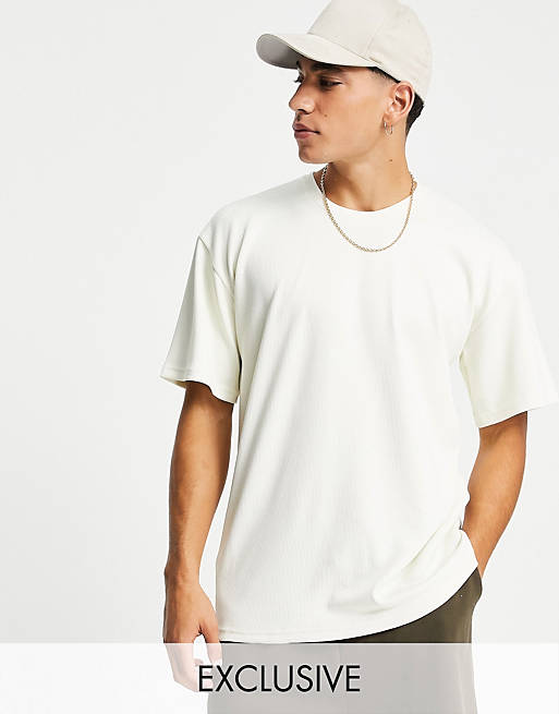 VAI21 ribbed t-shirt in neutral