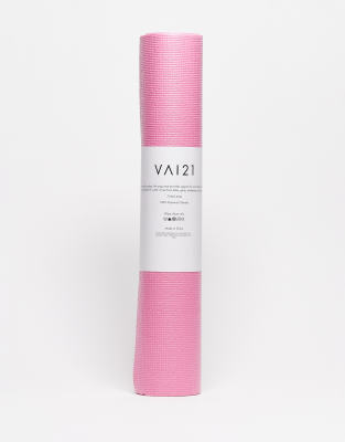 VAI21 non slip yoga mat in pastel pink