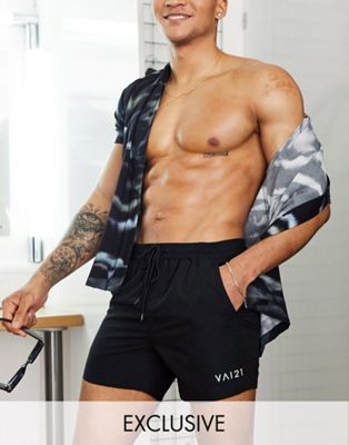 VAI21 swim shorts in black