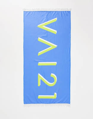 VAI21 swim towel in blue