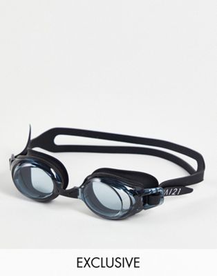VAI21 swimming goggles with case in black