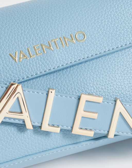 Valentino - Alexia - Blå skuldertaske med crossbody-rem , 3 af 4