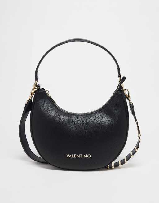 Valentino - Alexia - Borsa a spalla a bisaccia nera