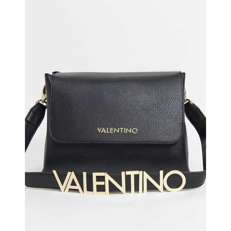 Valentino Alexia Crossbody tas met metalen logo aan het