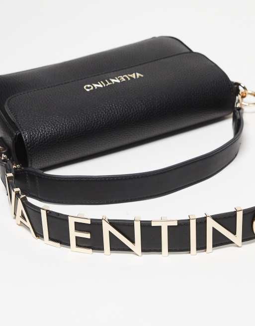 Valentino Alexia flap shoulder bag with crossbody strap in black, 2 of 3