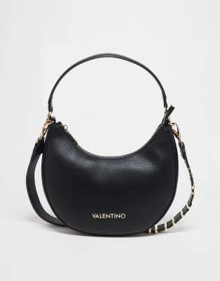 Valentino - Alexia - Sac porté épaule style sacoche - Noir