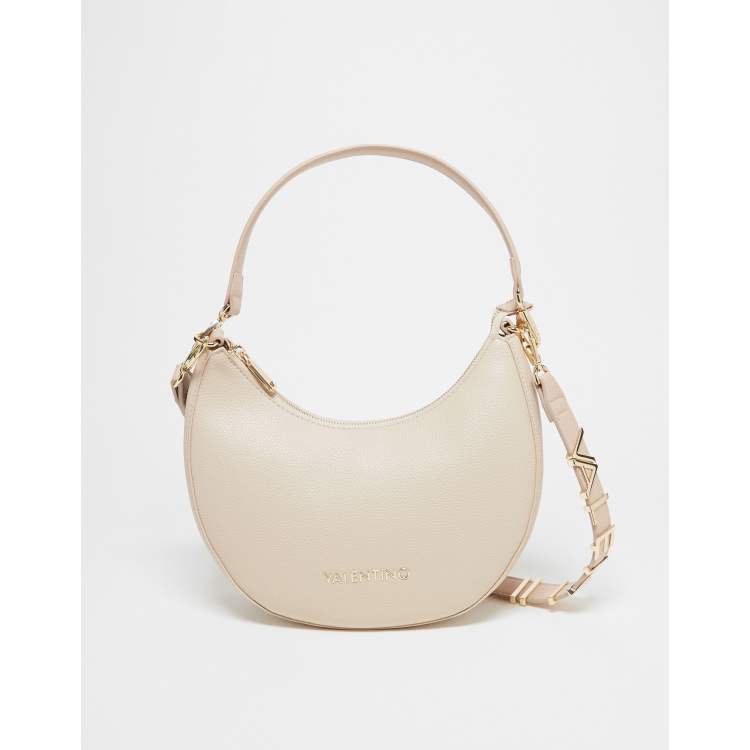 Valentino alexia saddle shoulder bag in ecru ASOS