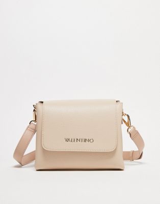 Valentino alexia satchel bag in ecru-White