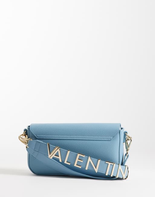 Valentino Alexia shoulder bag with crossbody strap in blue , 4 of 4