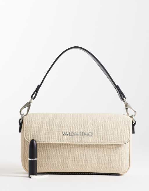 Valentino - Alexia - Zomerse schoudertas in crème en zwart , 2 van 4