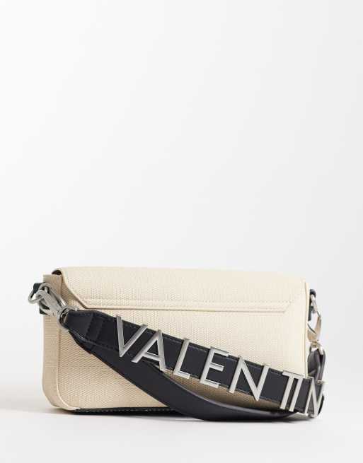 Valentino - Alexia - Zomerse schoudertas in crème en zwart , 4 van 4