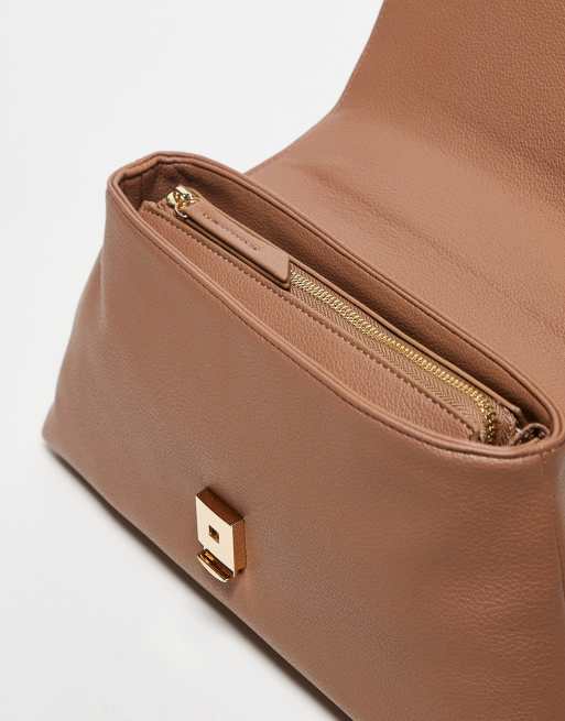 Valentino – Arcadia – Beige axelremsväska med kedjerem och viklock, 2 av 3