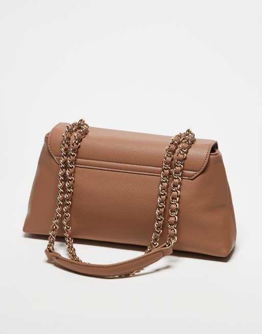 Valentino – Arcadia – Beige axelremsväska med kedjerem och viklock, 3 av 3