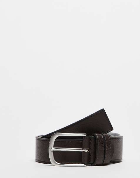 Valentino Attitude belt in brown with silver buckle - view 1