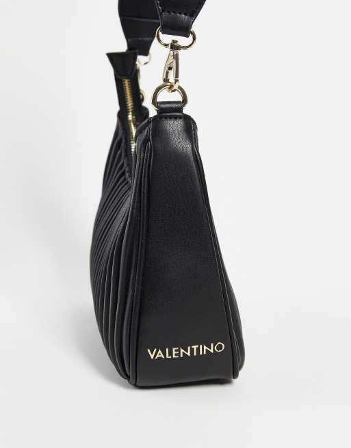 Valentino Bags - Abete - Borsa piccola plissé nera, 3 di 4
