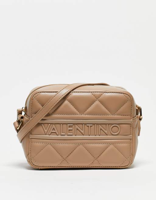 Valentino Bags Ada camera cross body bag in beige ASOS