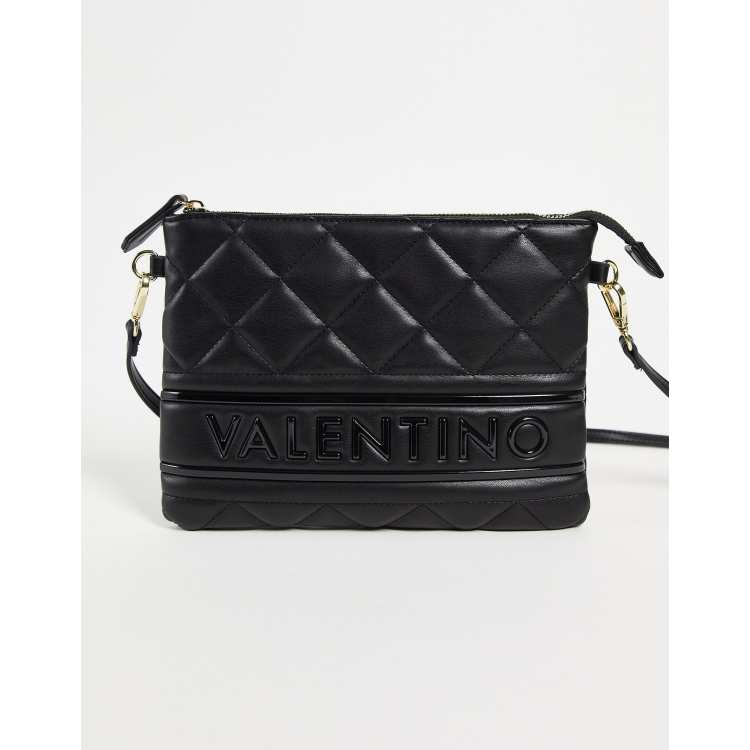 Ada Quilted Black Cross-Body Bag