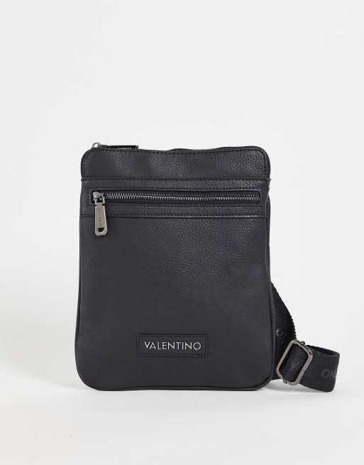 Valentino Bags Alex small flight bag with gunmetal hardware in black | ASOS