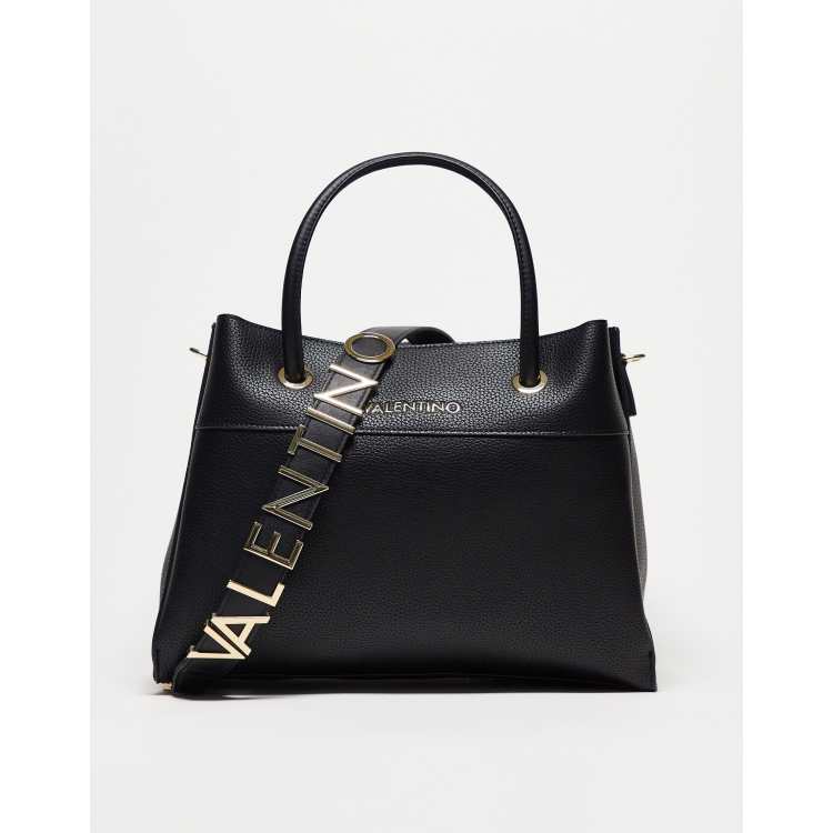 VALENTINO Alexia Large Satchel Bag Black