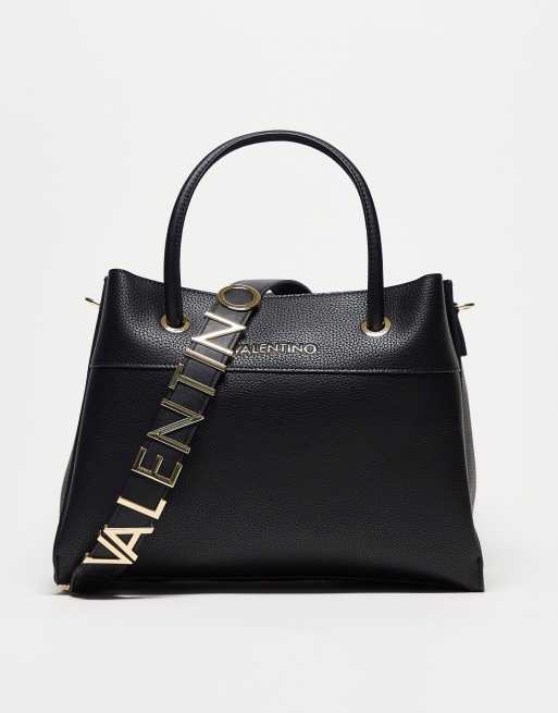 Valentino Bags Alexia tote bag with cross body strap in black ASOS