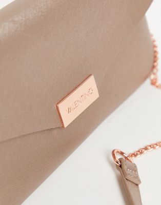 Sacs et porte-monnaie Valentino Bags - Arpie - Pochette à rabat avec bandoulière chaîne - Rose doré