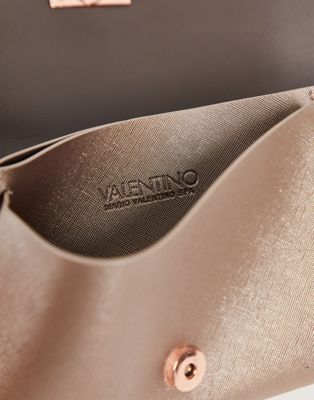 Sacs et porte-monnaie Valentino Bags - Arpie - Pochette à rabat avec bandoulière chaîne - Rose doré