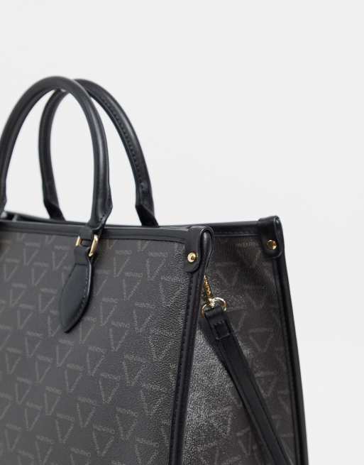 Valentino Bags Babila logo tote in black