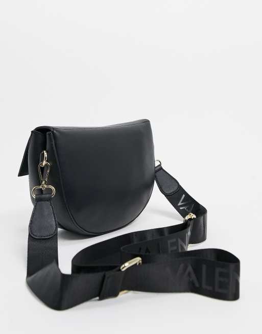 Valentino Bags Bigs cross body saddle bag in black